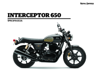 Roya enfield interceptor - Technicka specifikacia 2024 SK 